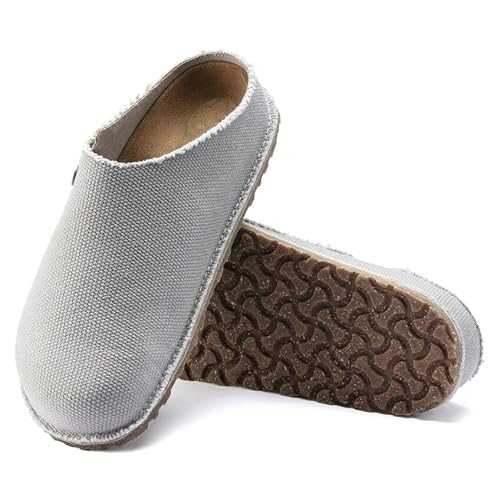 Zermatt Suede Textile Slippers - Cork Footbed - Suede Lining - Rubber Cork Outsole - Multiple Colors & Sizes