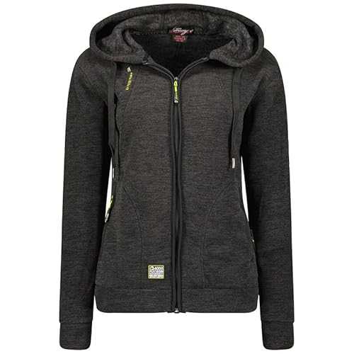 Geographical Norway Twelve Lady - Fleece Jacket Women Warm Zip - Autumn Winter Spring Warm Women's Jackets Ladies Sport - Long Sleeve Sweater Fur Soft Outdoor Comfort