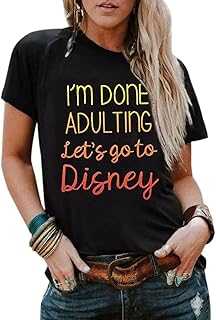 Holiday Cute Funny Shirt Women Letter Print Family Trip Tees Tops Vacation Graphic Casual Short Sleeve T Shirt