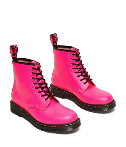 Men's 1460 Amphibians, Clash Pink Smooth, 3 UK