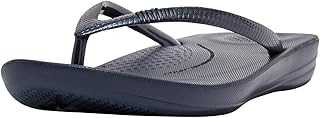 Women's Iqushion Ergonomic Flip-Flops Toe Thong Sandals, Midnight Navy, 4 UK