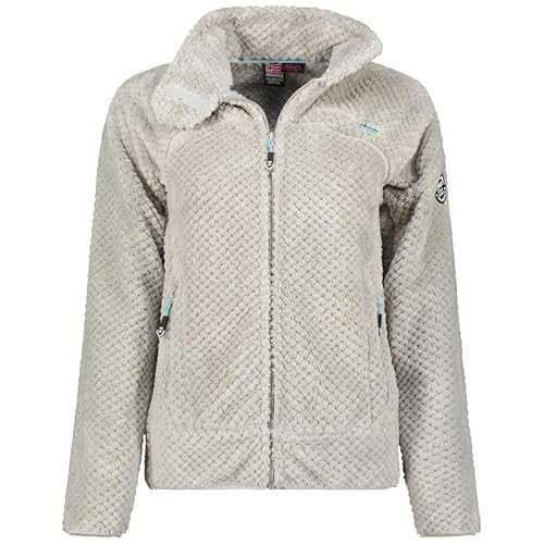 Geographical Norway Tropezienne Lady - Fleece Jacket Women Warm Zip - Autumn Winter Spring Warm Women's Jackets Ladies Sport - Long Sleeve Sweater Fur Soft Outdoor Comfort