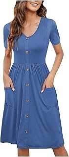 Elegant Solid-Colored Midi Dress with Flutter Sleeves for Women - Breathable Cotton Blend Fabric, Perfect for Casual & Office Wear