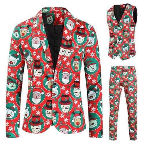 Suit Suit Business Printed Suit Jacket Trousers Jacket Trousers Two Piece Suit Men's England