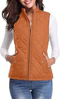 Gilet For Women Fleece Body Warmer Women'S Gilets Puffer Gilet Women Ladies Padded Coat Sleeveless Jacket For Women Quilted Winter Gilets Women'S Vests Fleece Jacket Women Waistcoat Women