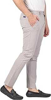 Soroor Slim Fit Chinos Trousers Men - Stylish Mens Chinos for Work, Casual Trousers for Men UK, Comfortable Everyday Mens Trouser | Stretch Premium Twill Cotton Men's Chino