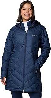 Columbia Women's Heavenly Long Hdd Jacket Hooded Puffer Jacket