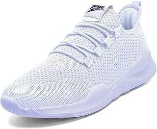 AZSDXS Men Running Trainers Lightweight Walking Shoes Fashion Breathable Jogging Athletic Sneakers Casual Breathable Gym Tennis Fitness Sport Outdoor Shoes