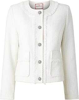 Joe Browns Women's Collarless Frayed Edge Tweed Jacket