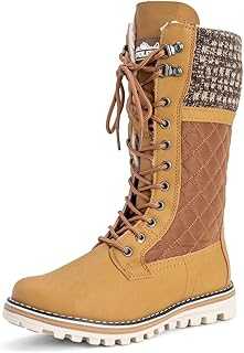 Polar Womens Snow Durable Outdoor Thermal Winter Warm Waterproof Mid Calf Boot