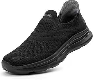 ODCKOI Slip On Sneaker Men's Lace Free Shoes Outdoor Sports Shoes Running Shoes Lightweight Breathable Hand-Free Leisure Street Running Shoes