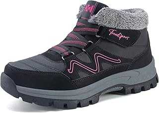 Winter Snow Boots for Women Warm Fur Lined Anti-skid Ankle Boots for Outdoor Walking Shoes Soft Booties