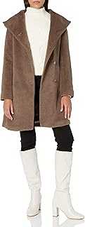 Cole Haan Womens Wool Slick Oversized Hood
