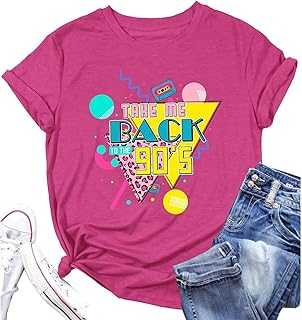 Casual Printed Crew Neck Short Sleeve T-Shirt for Women Tops Women Glitter