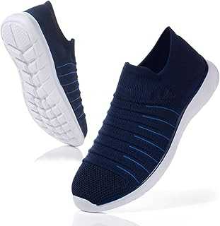 Men's Trainers Lightweight Fashion Trainers Slip-On Walking Sneakers Athletic Sport Running Summer Shoes 6.5-15 UK