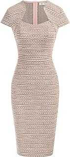 GRACE KARIN Women's Cap-Sleeves Vintage Wiggle Dress Cocktail