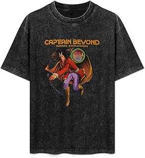 Captain Beyond Dawn Explosion Retro 70S Mens T-Shirt Casual Cotton Unisex Black Tees Tops