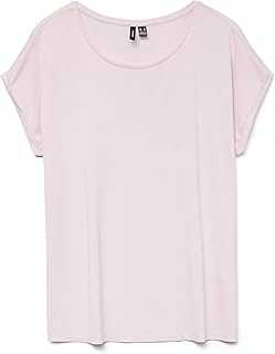 VERO MODA Women's Vmlava Glitter Ss Top Stripe Ga JRS Noos