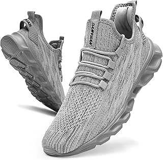 Linenghs Mens Running Trainers Walking Tennis Sports Shoes Gym Outdoor Casual Ligthweight Sneakers