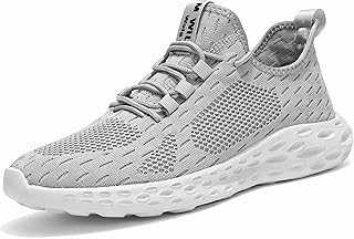 Mens Running Shoes Light Comfort Casual Sport Mesh Sneakers Work Gym Slip on Tennis Walking Cross Trainer