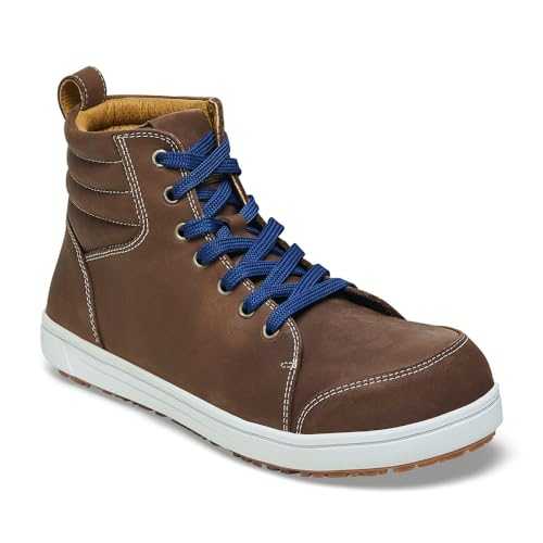 Safety lace-up Shoe, Ankle high Protection Class S3, Steel Cap, Anti-Static, Puncture-Proof, Outer Material: Oiled Nubuck Leather, Model QS 700 1011237, Size 35