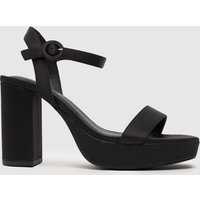 Schuh Wide Fit Simone Platform High Heels In Black