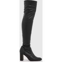 Schuh Devin Block Over The Knee Boot Boots In Black