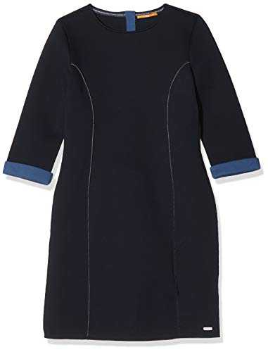 BOSS Women's Damarini Dress, Blue (Dark Blue 405), Large