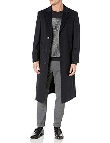 Men's Single Breasted Wool Full Length Topcoat - Available in Colors