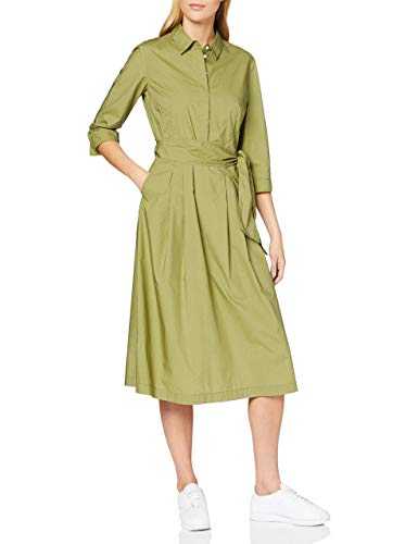 Marc O'Polo Women's 3177321227 Dress, Green (Seaweed Green 464), 8 (Size: 34)