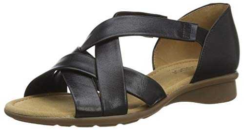 Gabor Women's Island Ankle Strap Sandals, Black (Schwarz 27), 4 UK