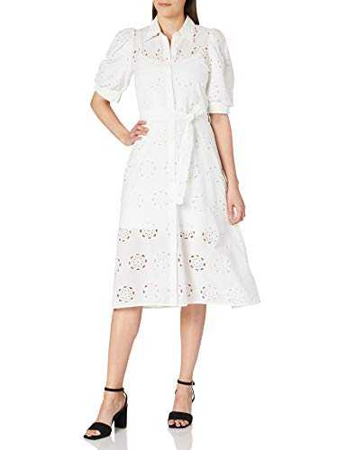 Desigual Women's Vest_Noria Casual Dress, White, L