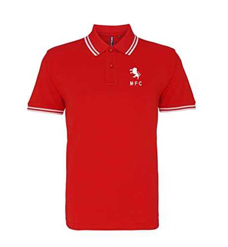 Middlesbrough 1970s Retro Football Iconic Polo Embroidered Logo