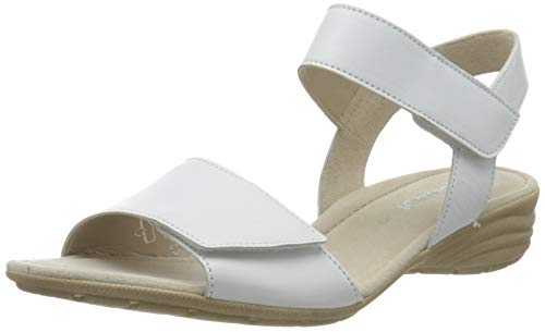 Gabor Women's Entitled Ankle Strap Sandals, White (Weiss 21), 6.5 UK