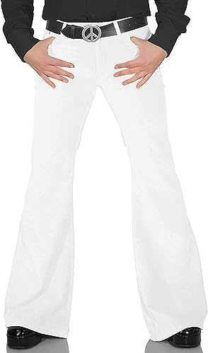 Men's Casual Retro Party 60s 70s Flares Stretch Fit Classic Trend Flares Disco Jeans