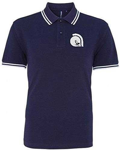 West Brom 1970s Retro Football Iconic Polo Embroidered Logo