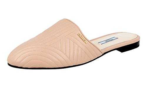 Prada Women's 1S6801 UNO F0A48 Beige Leather Sandals UK 5.5 / EU 38.5