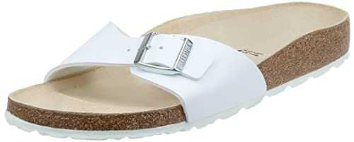 Birkenstock Madrid Unisex-Adults' Sandals White (Weiss) - 2.5 UK