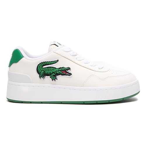 AceClip Womens Trainers White/Green 6 (39.5)