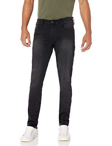 GUESS Men's Slim Fit Mid Rise Tapered Leg Jean