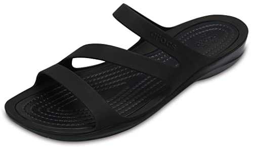 Crocs Women's Swiftwater Sandal, Black, 9 UK