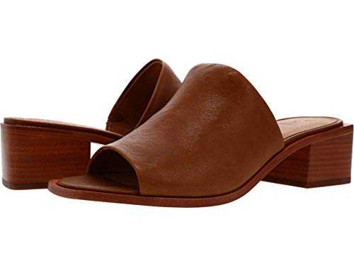 Frye Women's Slip-on Heeled Sandal brown Size: 4.5 UK