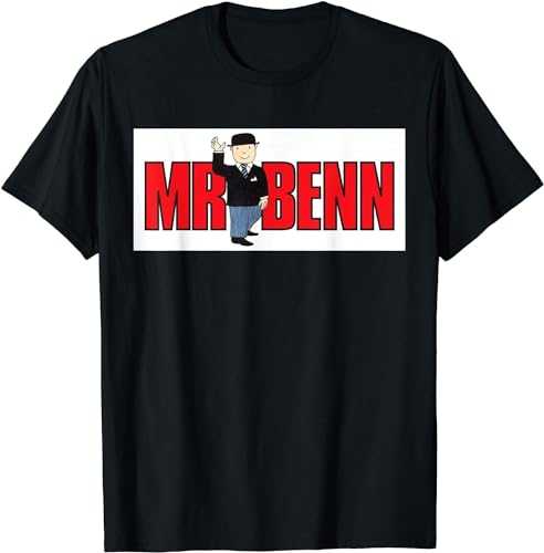 JINGAI 1970'S Style Vintage Retro Mr Benn T-Shirt