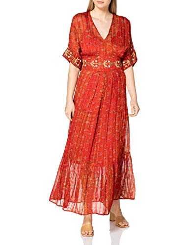 Desigual Women's Vest_Portland Casual Dress, red, M