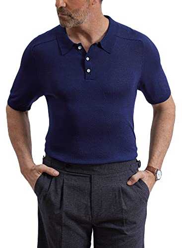 Men's Knit Button Polo Shirts