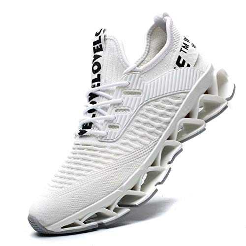 Men's Running Shoes Mesh Athletic Sport Sneakers Gym Fashion Trainers Tennis Casual Walking Zapatos