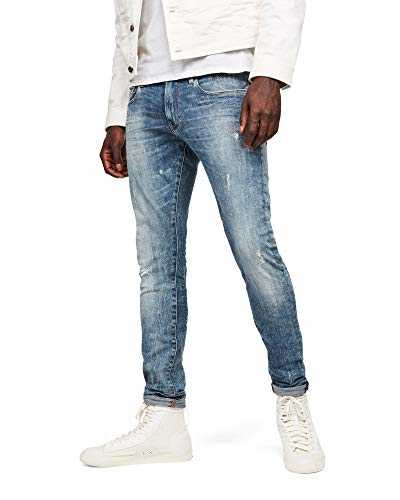 G-STAR RAW Men's 3301 Deconstructed Skinny Jeans