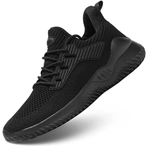 Mens Slip on Running Shoes Ultra Light Breathable Casual Walking Work Shoes Tennis Sneakers Mesh Gym Travel Sports Shoes