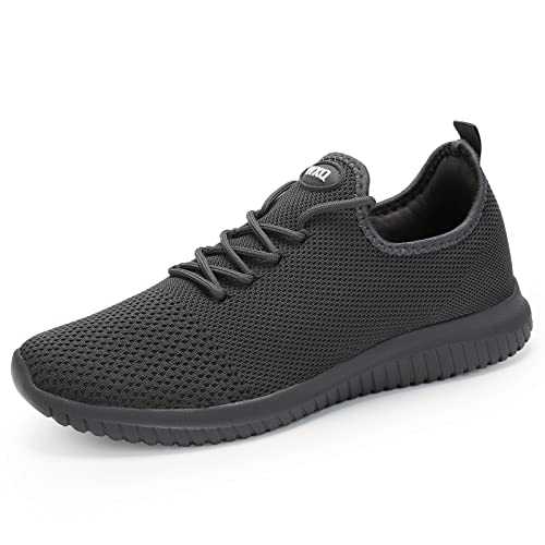 WXQ Men's Sneakers Lightweight Running Shoes Casual Knit Breathable Comfort Walking