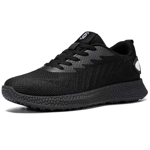 FLOWING PLUME Mens Trainers Running Walking Shoes Lightweight Breathable Casual Comfortable Sneaker Fitness Gym Sports Jogging